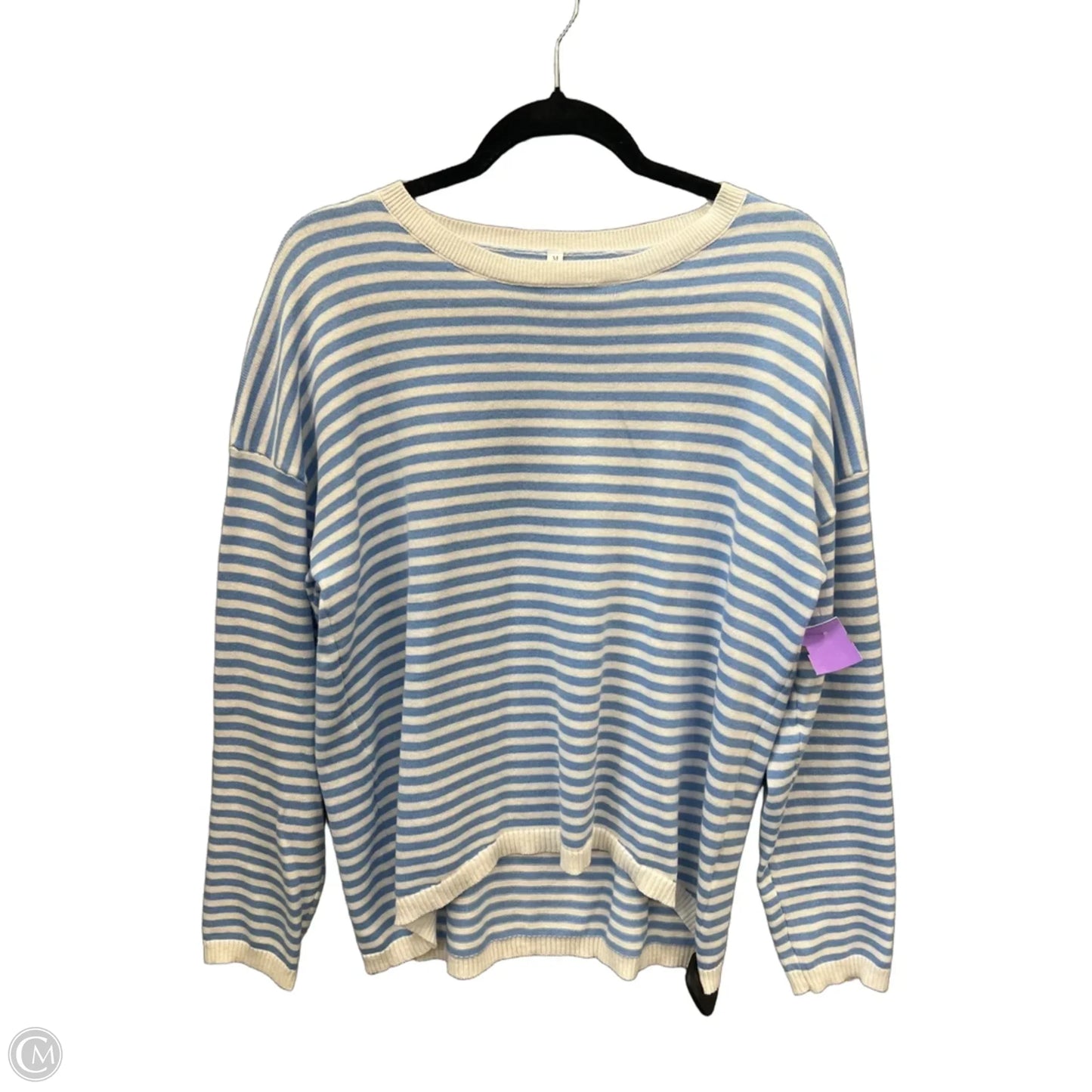 Sweater By Clothes Mentor In Striped Pattern, Size: M