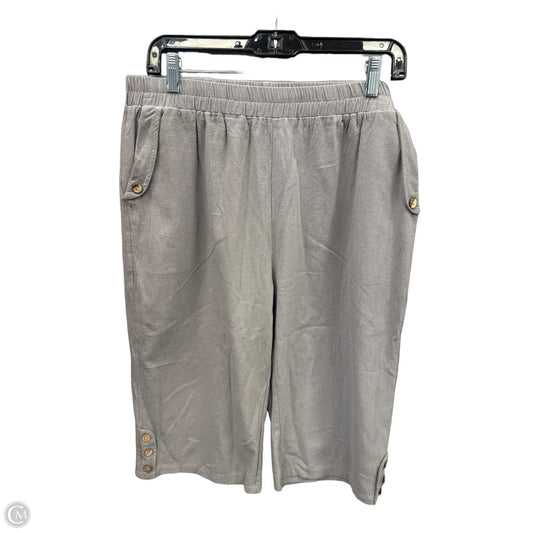 Capris By Clothes Mentor In Grey, Size: 20