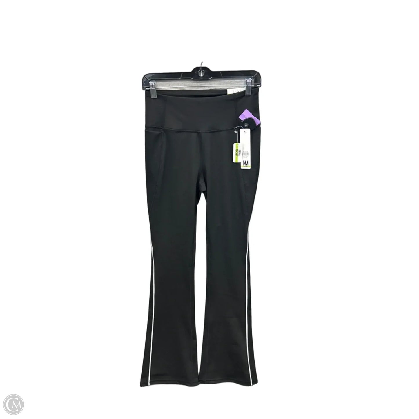 Athletic Leggings By Nicole By Nicole Miller In Black, Size: M