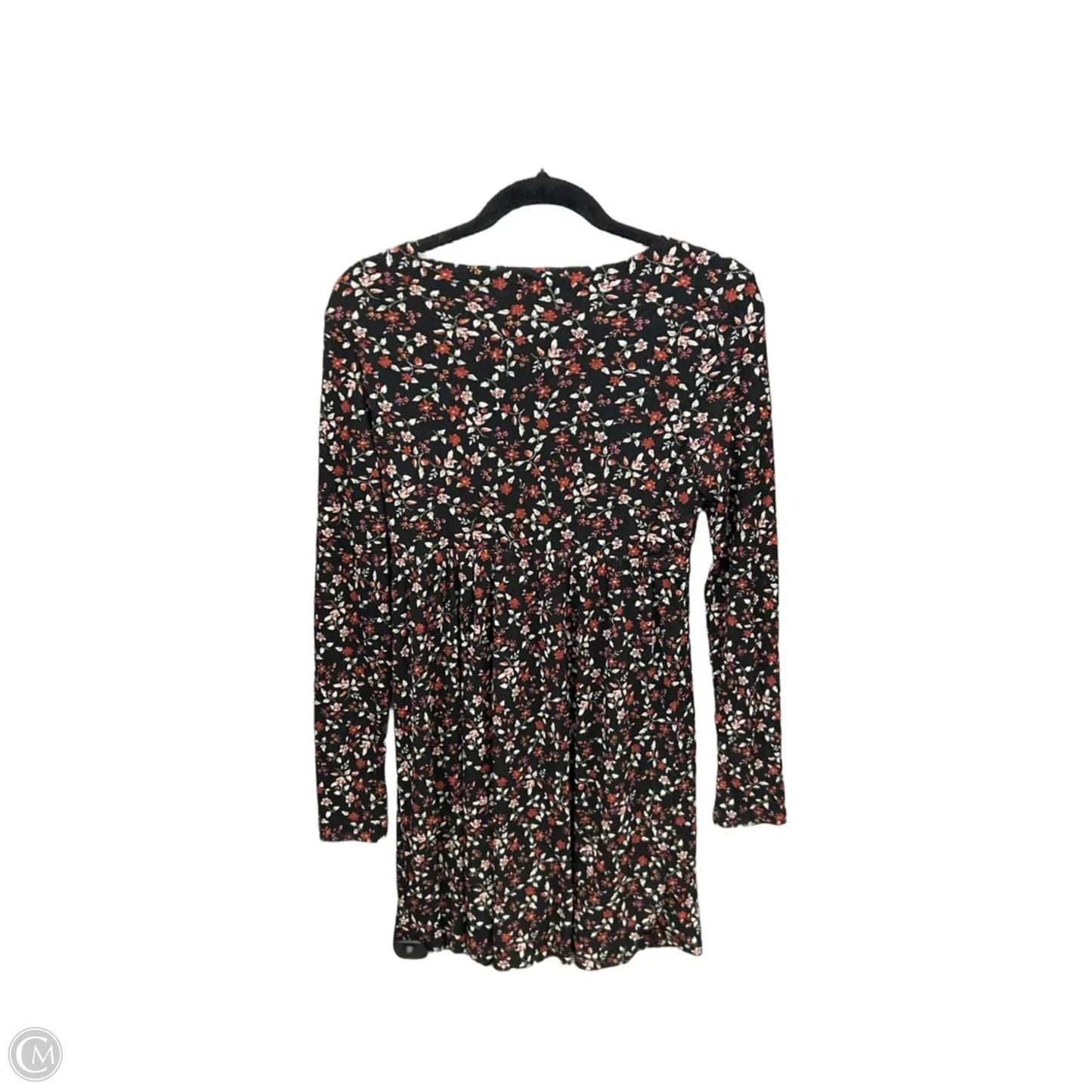 Dress Casual Midi By Clothes Mentor In Black & Red, Size: M