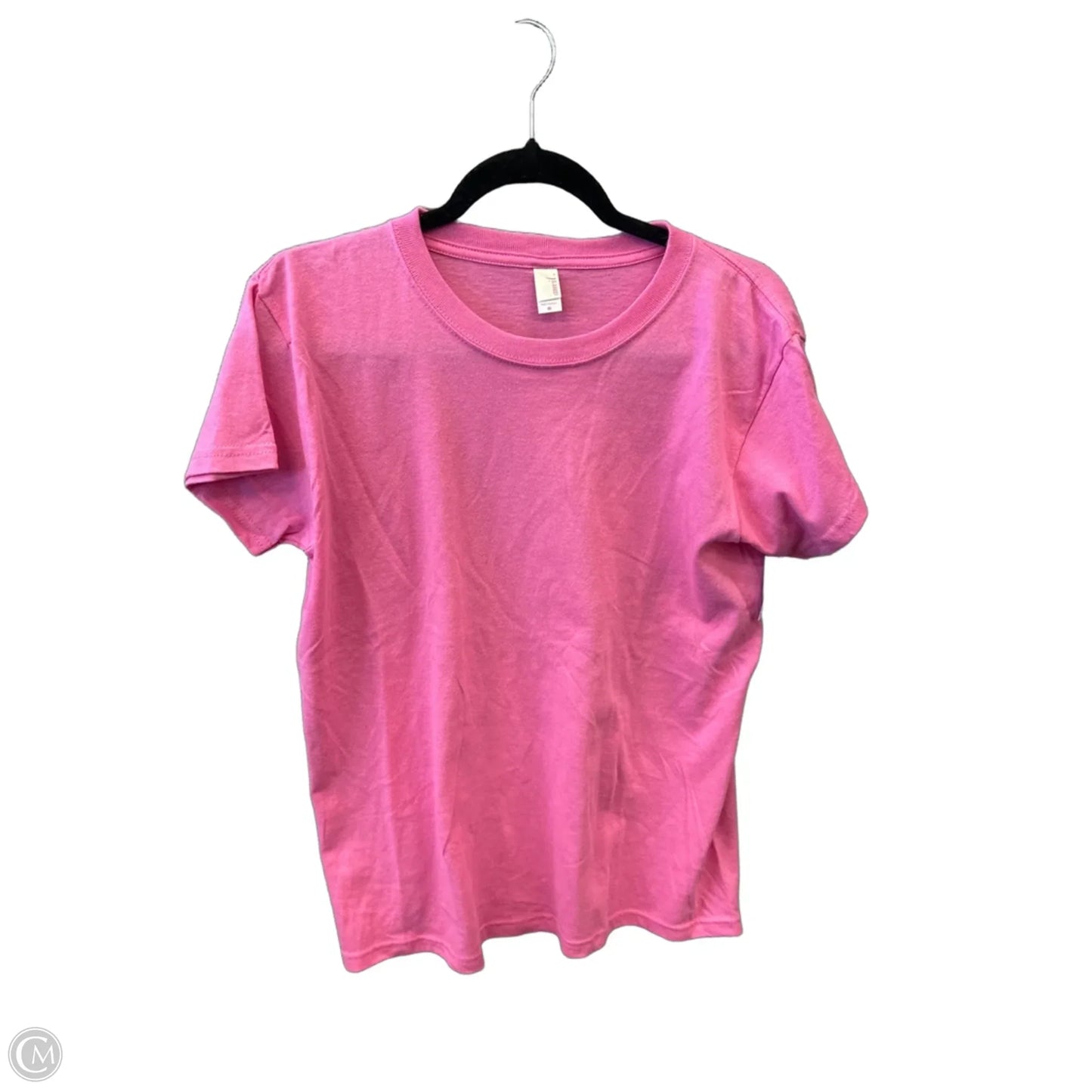 Top Short Sleeve Basic By Clothes Mentor In Pink, Size: M