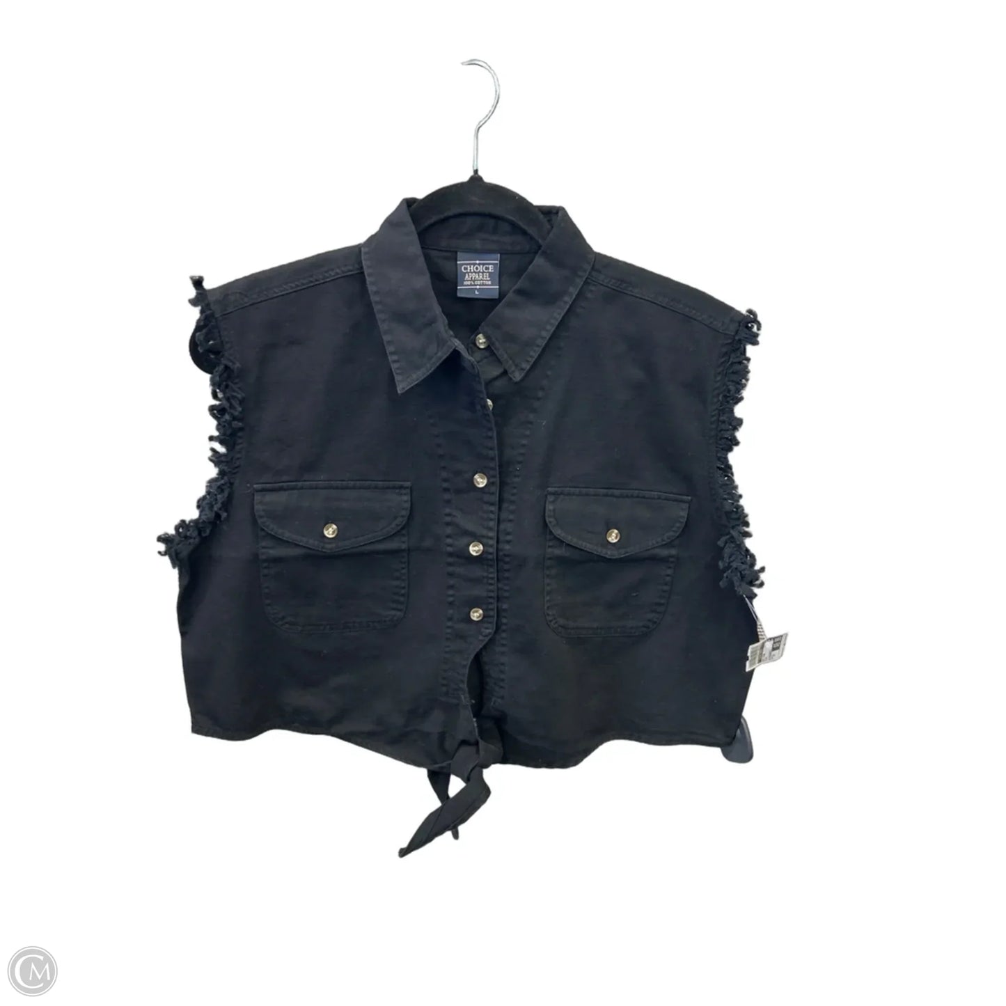 Vest Other By Clothes Mentor In Black, Size: 12