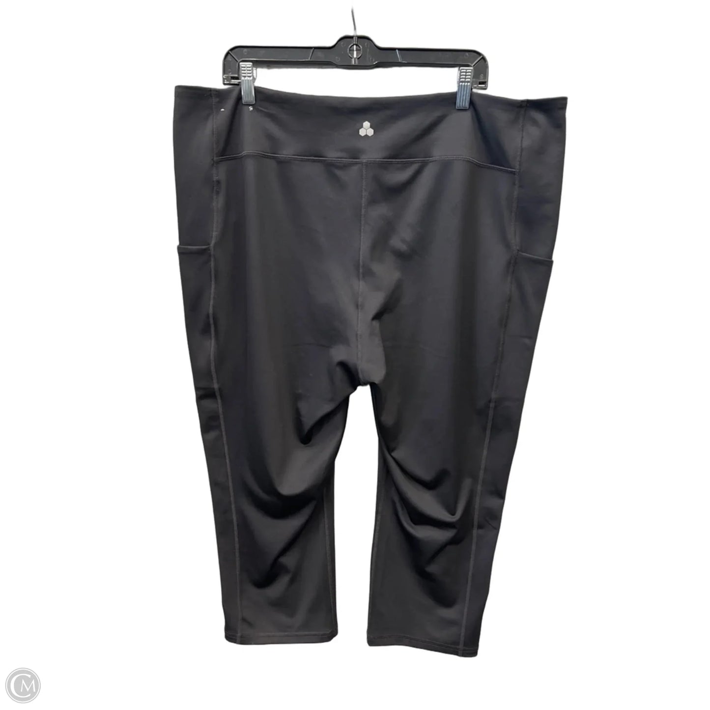 Athletic Capris By Tek Gear In Black, Size: 3x