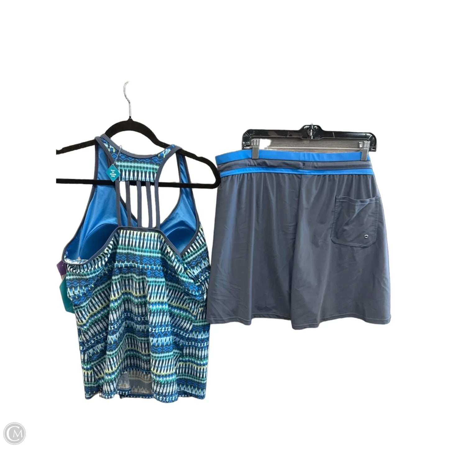 Swimsuit 2pc By Free Country In Blue, Size: 3x