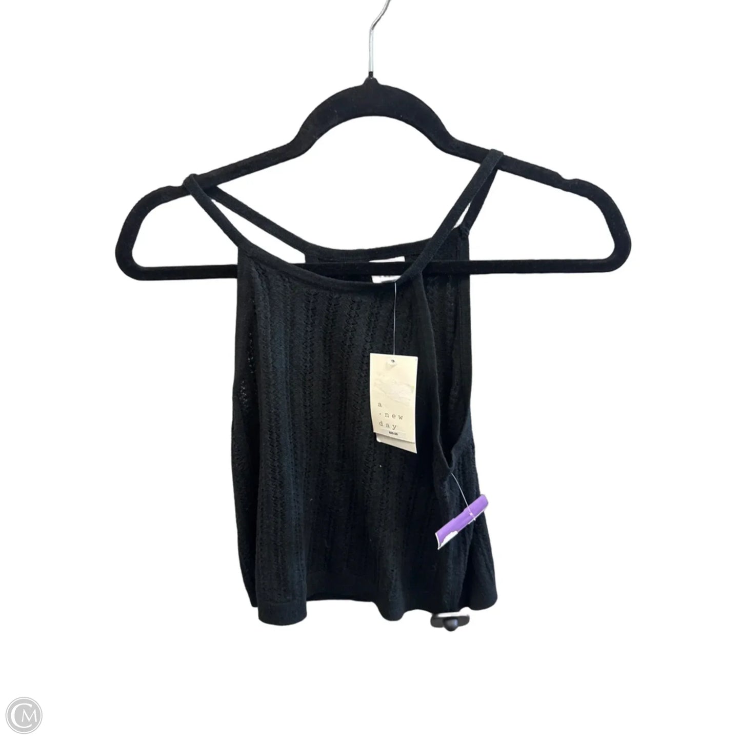 Top Sleeveless By A New Day In Black, Size: S