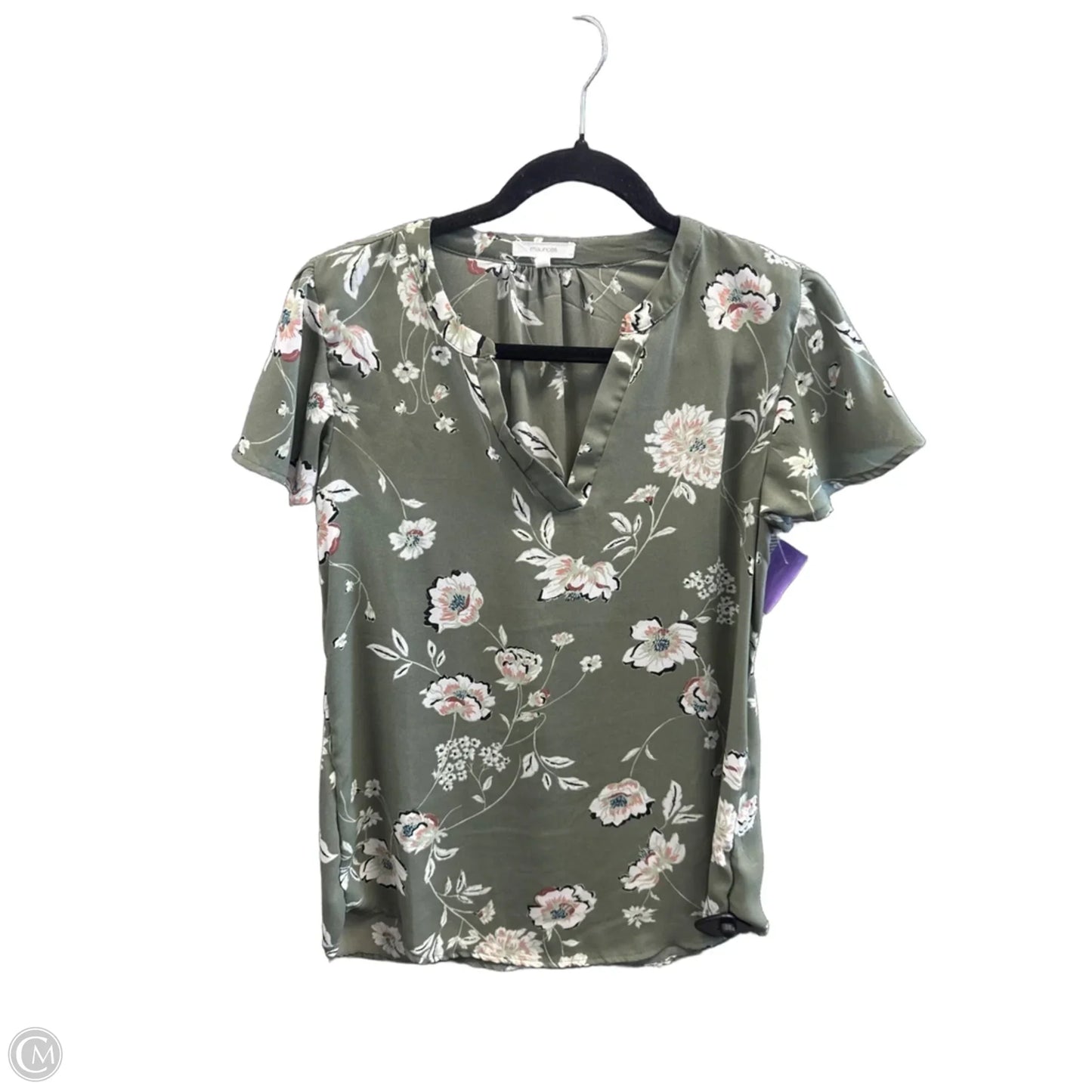 Top Short Sleeve By Maurices In Green, Size: Xs