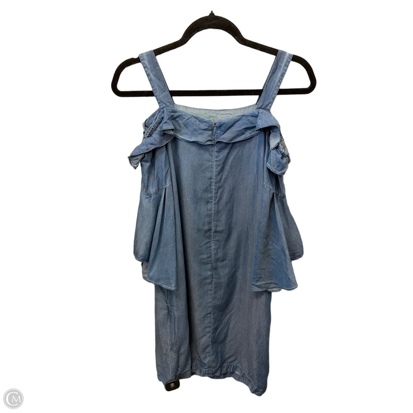 Dress Casual Midi By Chelsea 28 In Blue, Size: Xs