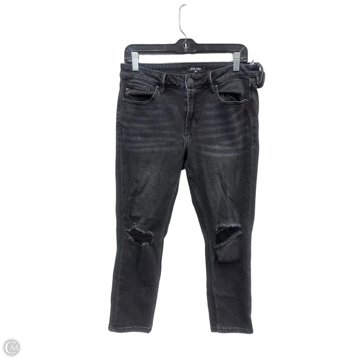 Jeans Skinny By Dear John In Black Denim, Size: 6