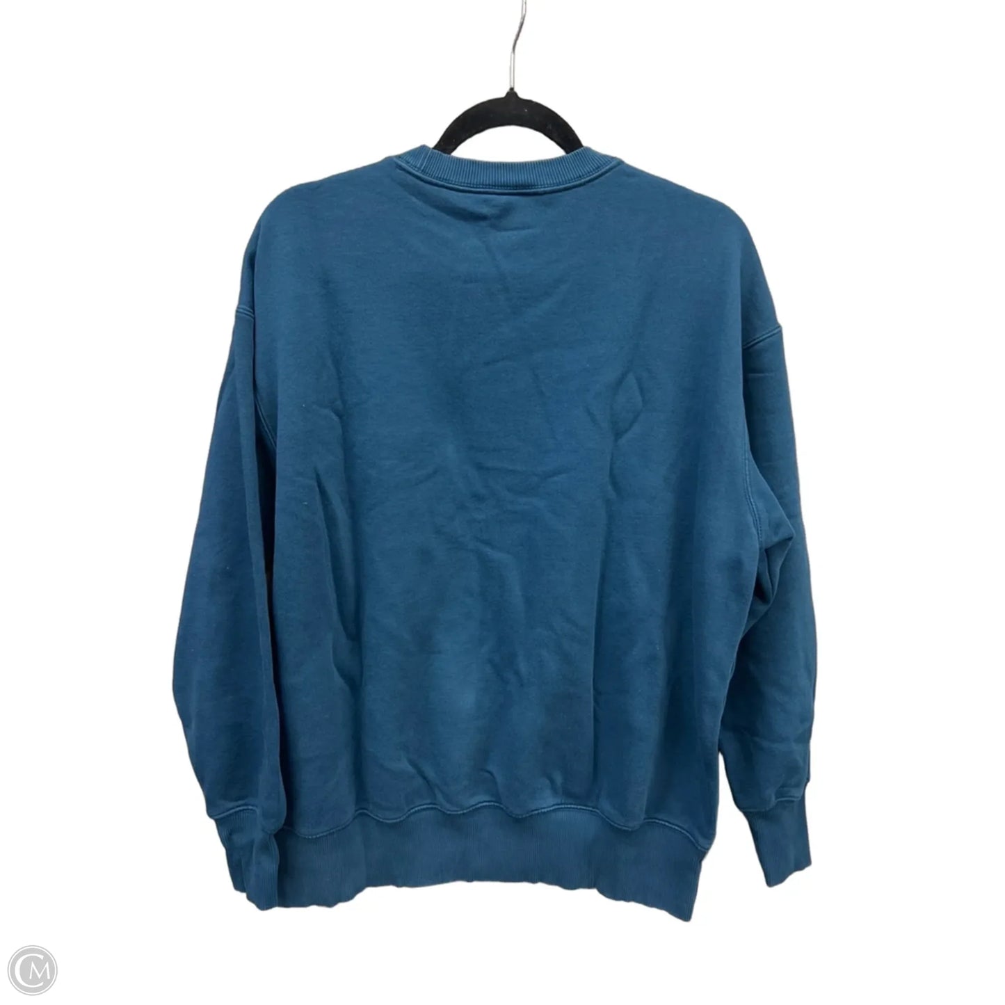 Athletic Sweatshirt Crewneck By Nike Apparel In Blue, Size: S