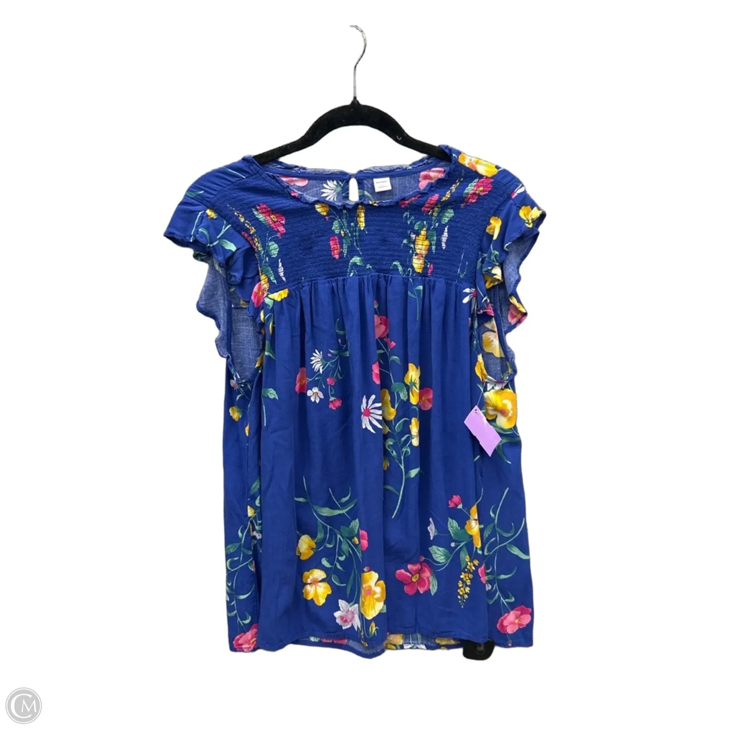 Top Short Sleeve By Old Navy In Navy, Size: Xl