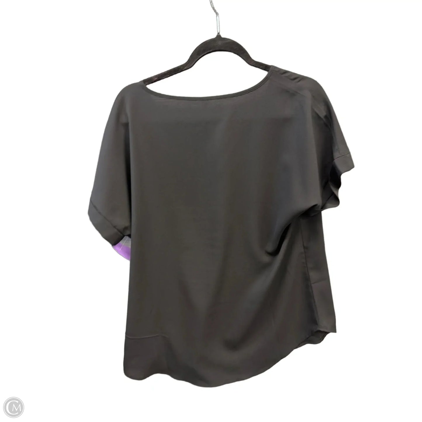 Top Short Sleeve By Zenana In Black, Size: L