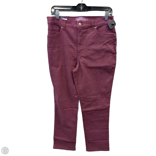 Jeans Straight By Gloria Vanderbilt In Purple, Size: 10