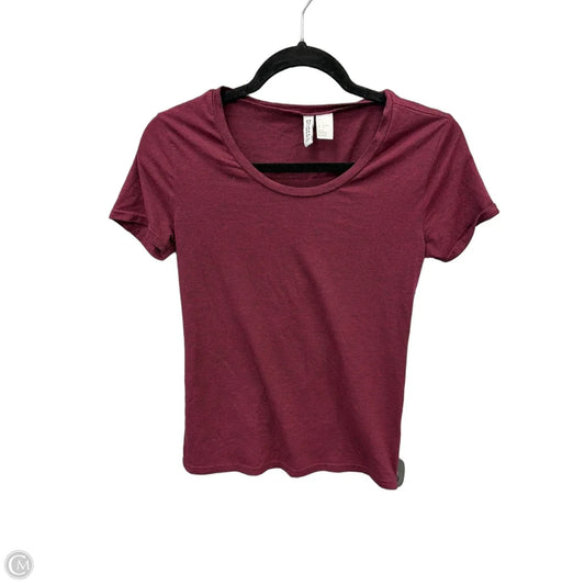 Top Short Sleeve By Divided In Red, Size: S
