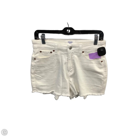 Shorts By Denizen By Levis In White Denim, Size: 8
