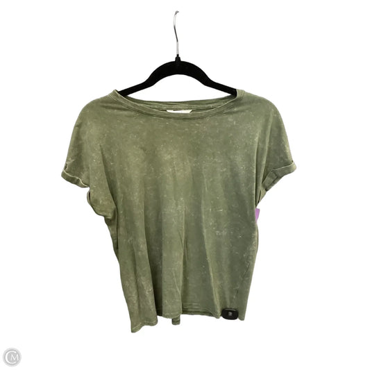 Top Short Sleeve By Time And Tru In Green, Size: S