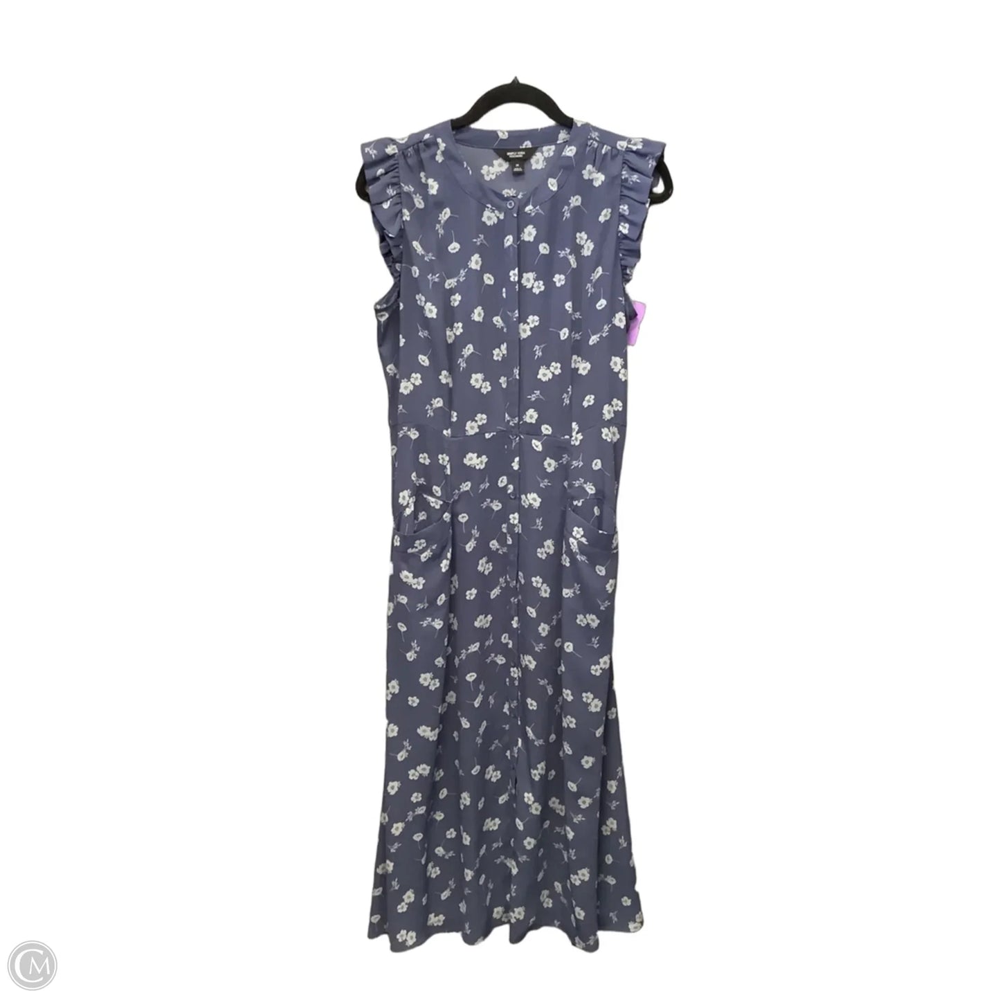 Dress Casual Maxi By Simply Vera In Blue, Size: M