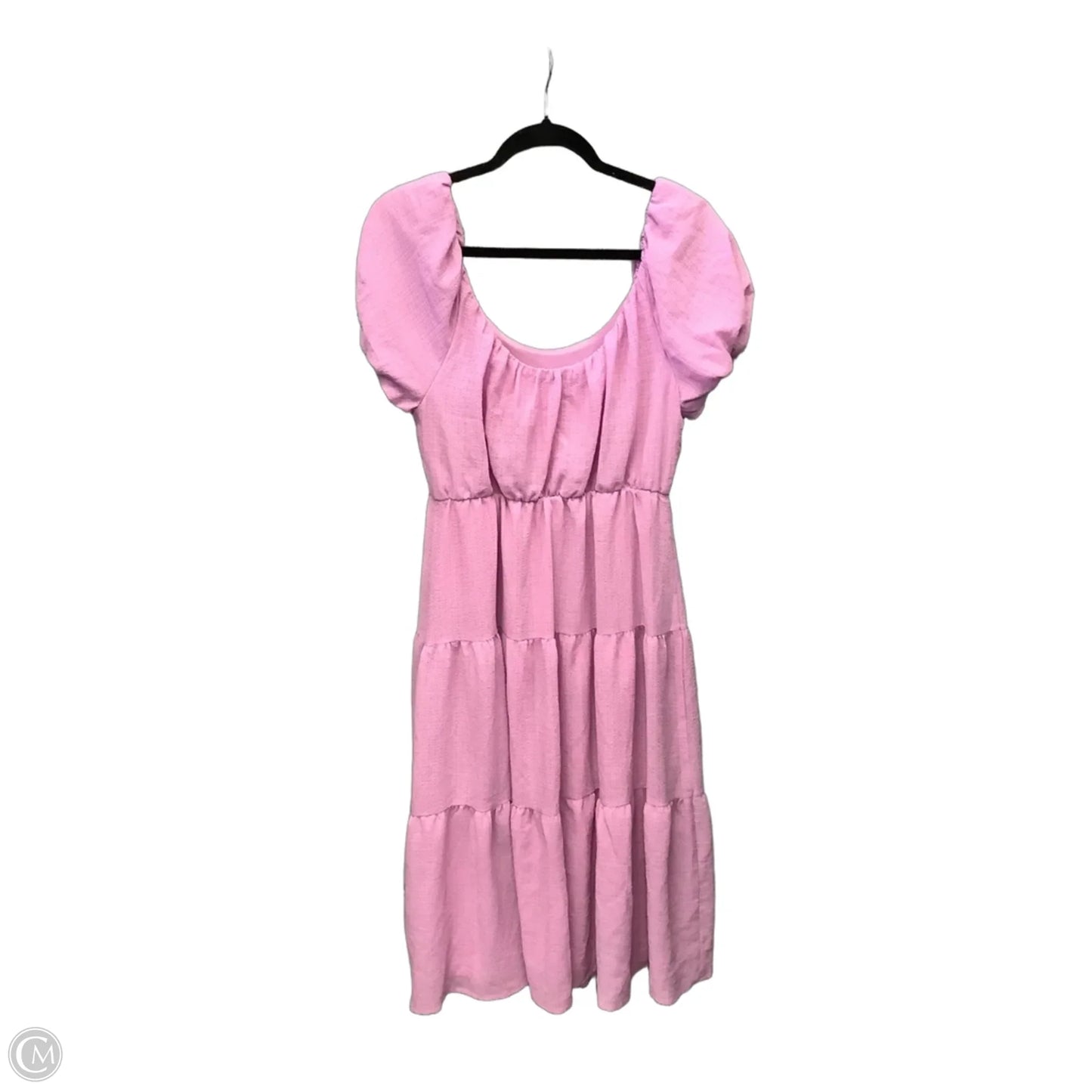 Dress Casual Midi By Ophelia Roe In Pink, Size: M