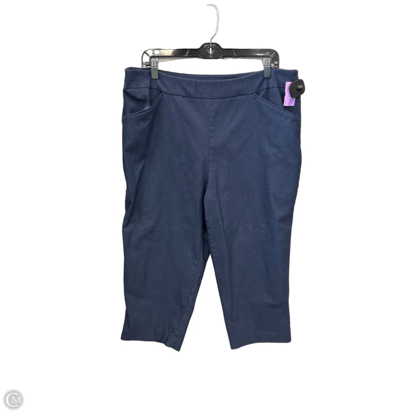 Capris By Time And Tru In Blue, Size: 16