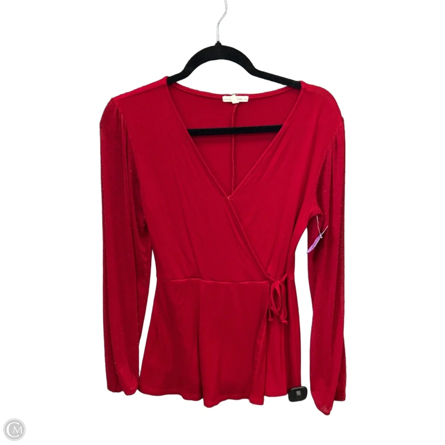 Top Long Sleeve By Maurices In Red, Size: Xs