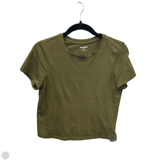 Top Short Sleeve Basic By Old Navy In Green, Size: M