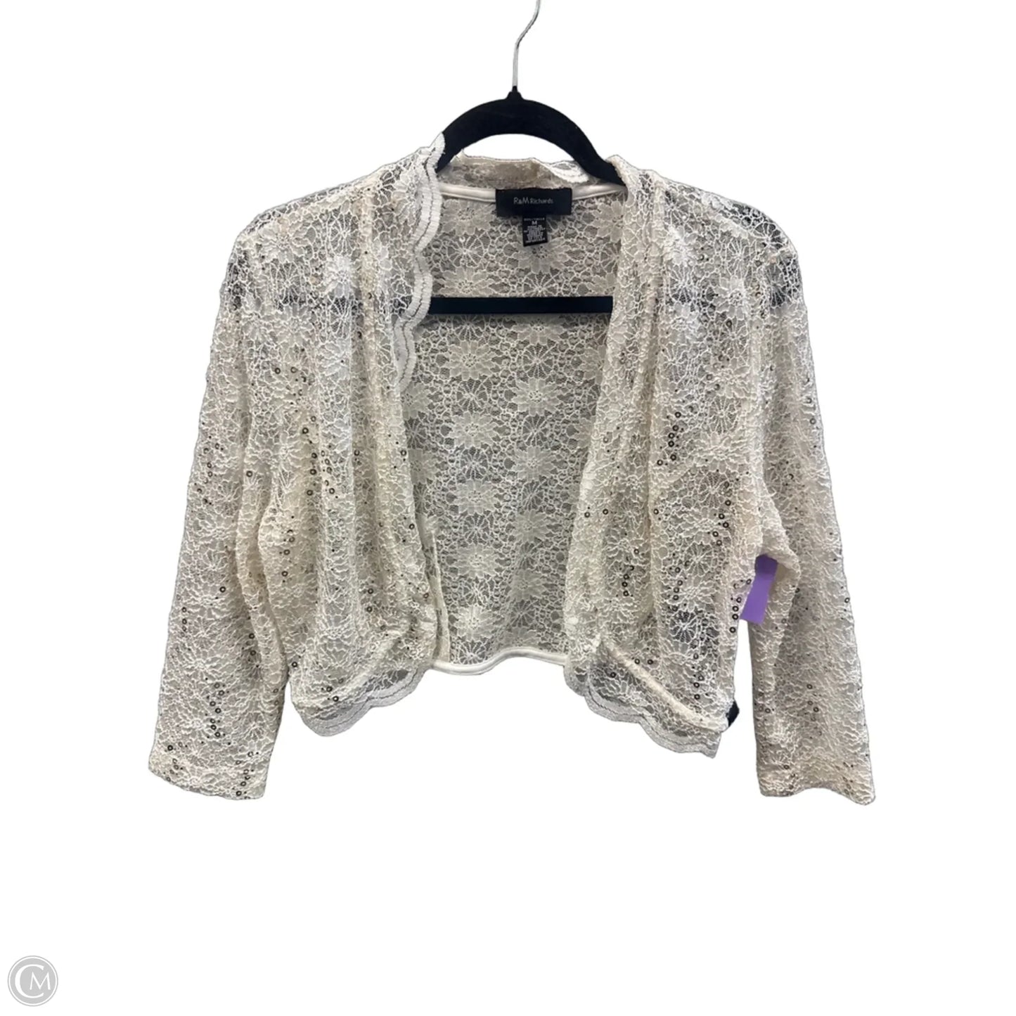 Bolero By R And M Richards In Cream, Size: M