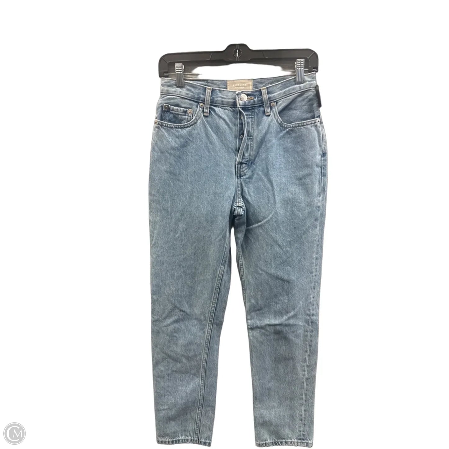 Jeans Straight By Everlane In Blue Denim, Size: 2