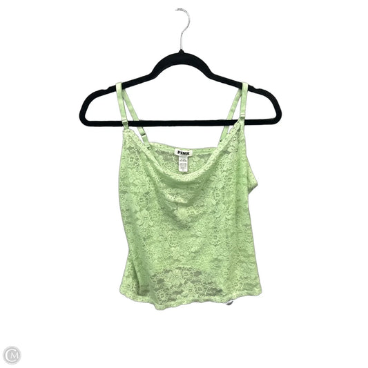 Top Sleeveless By Pink In Green, Size: Xxl