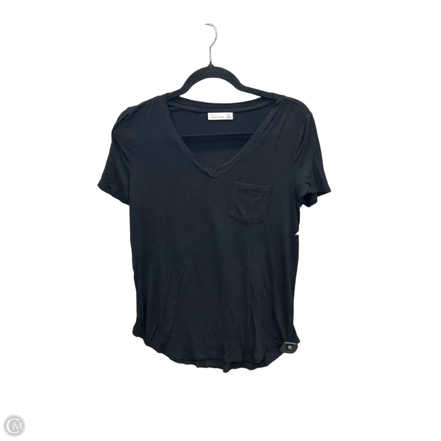 Top Short Sleeve Basic By 89th And Madison In Black, Size: Xs