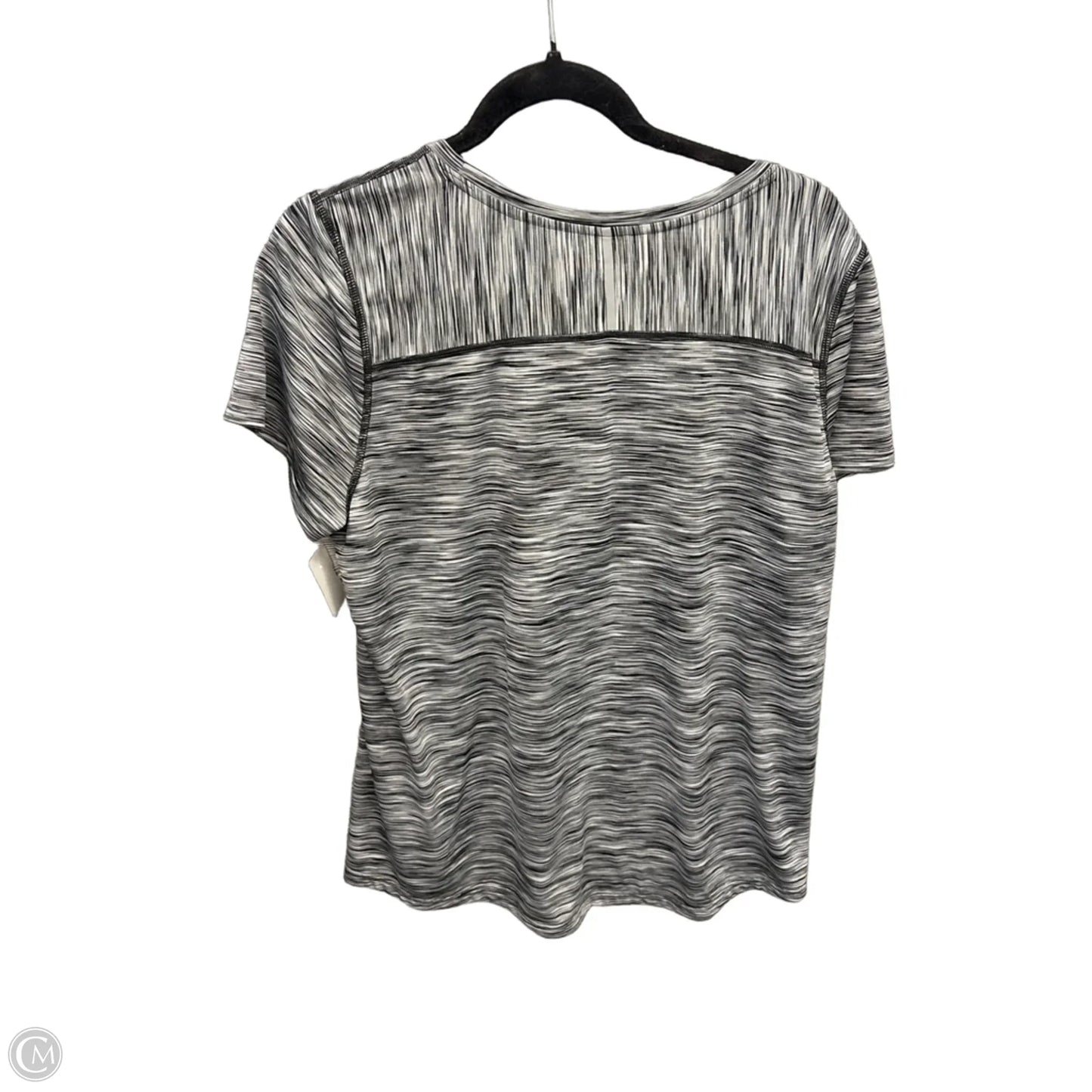 Athletic Top Short Sleeve By Tek Gear In Grey, Size: Xl