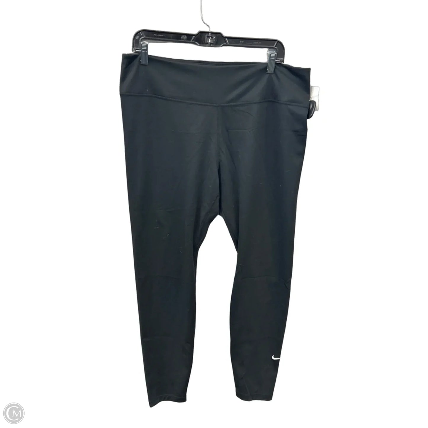 Athletic Leggings By Nike Apparel In Black, Size: Xxl