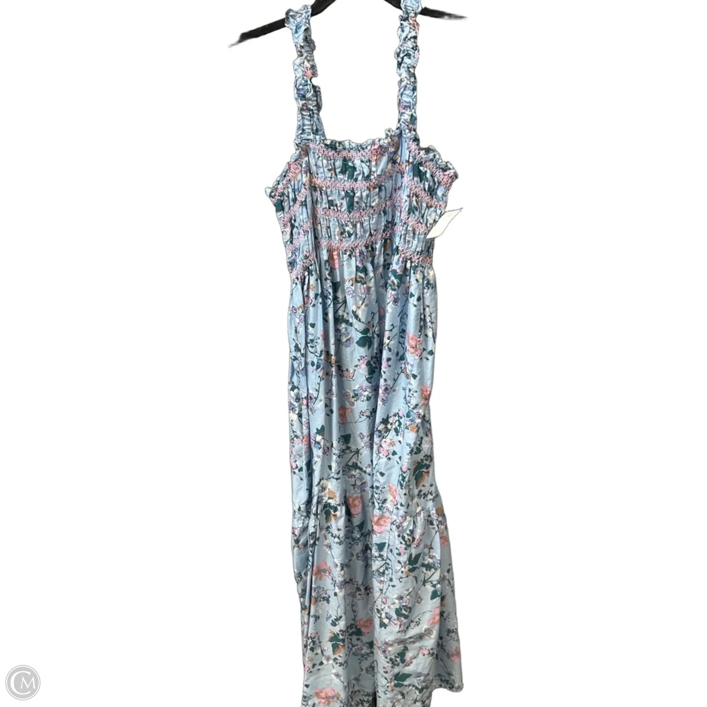 Dress Casual Midi By Ophelia Roe In Blue, Size: Xl