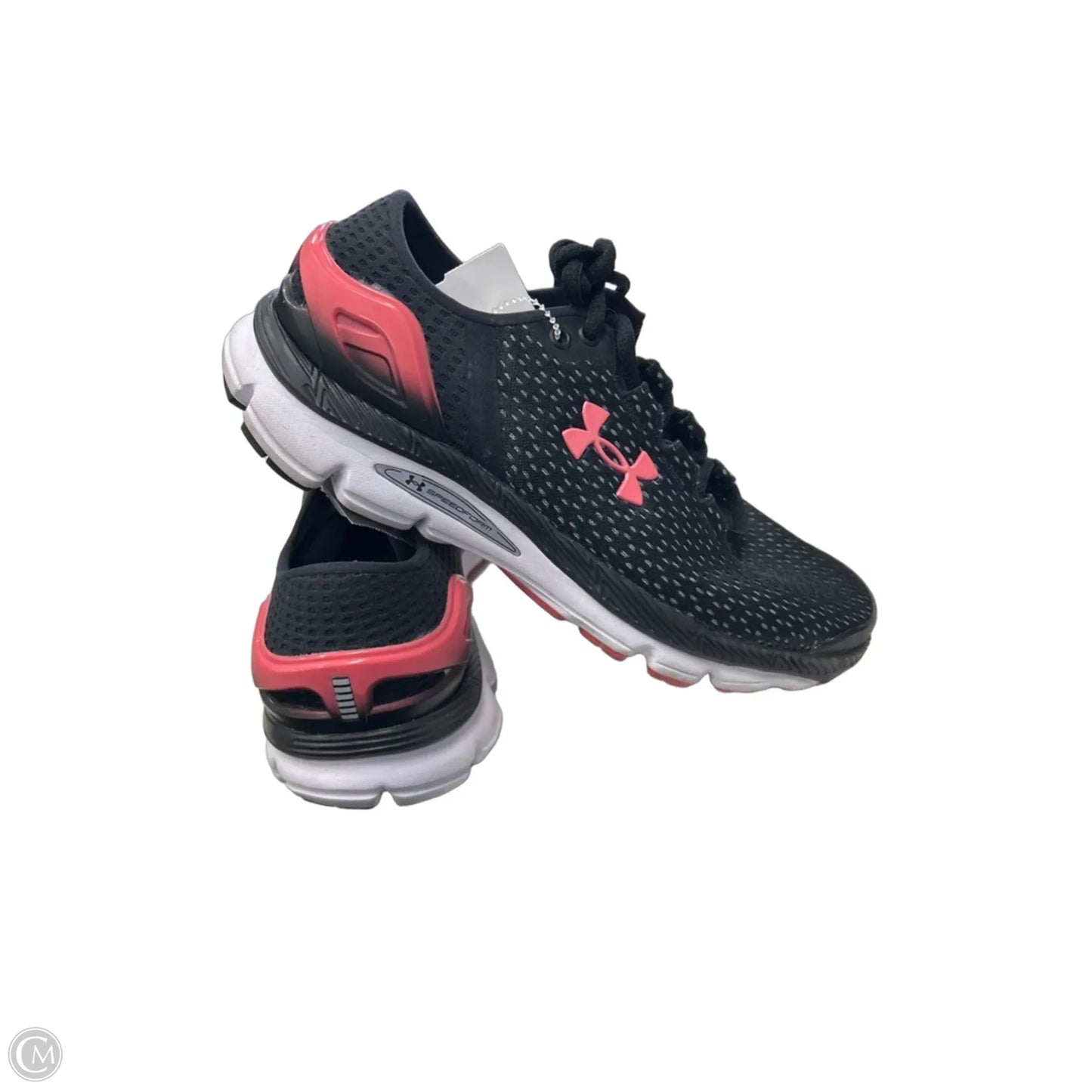 Shoes Athletic By Under Armour In Black & Pink, Size: 7