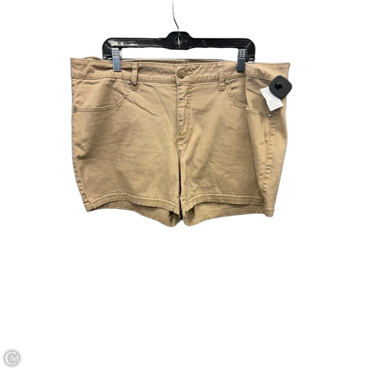 Shorts By Faded Glory In Tan, Size: 18