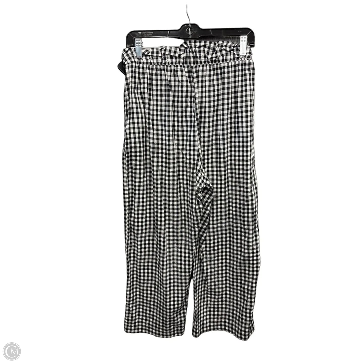Pants Cropped By Heimish Usa In Black & White, Size: L
