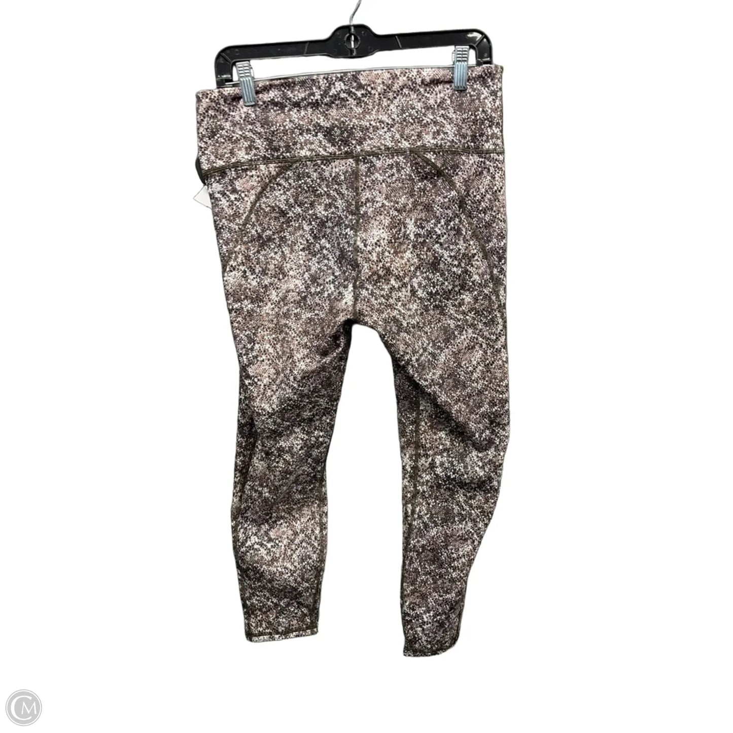 Athletic Leggings By Fabletics In Brown, Size: Xl
