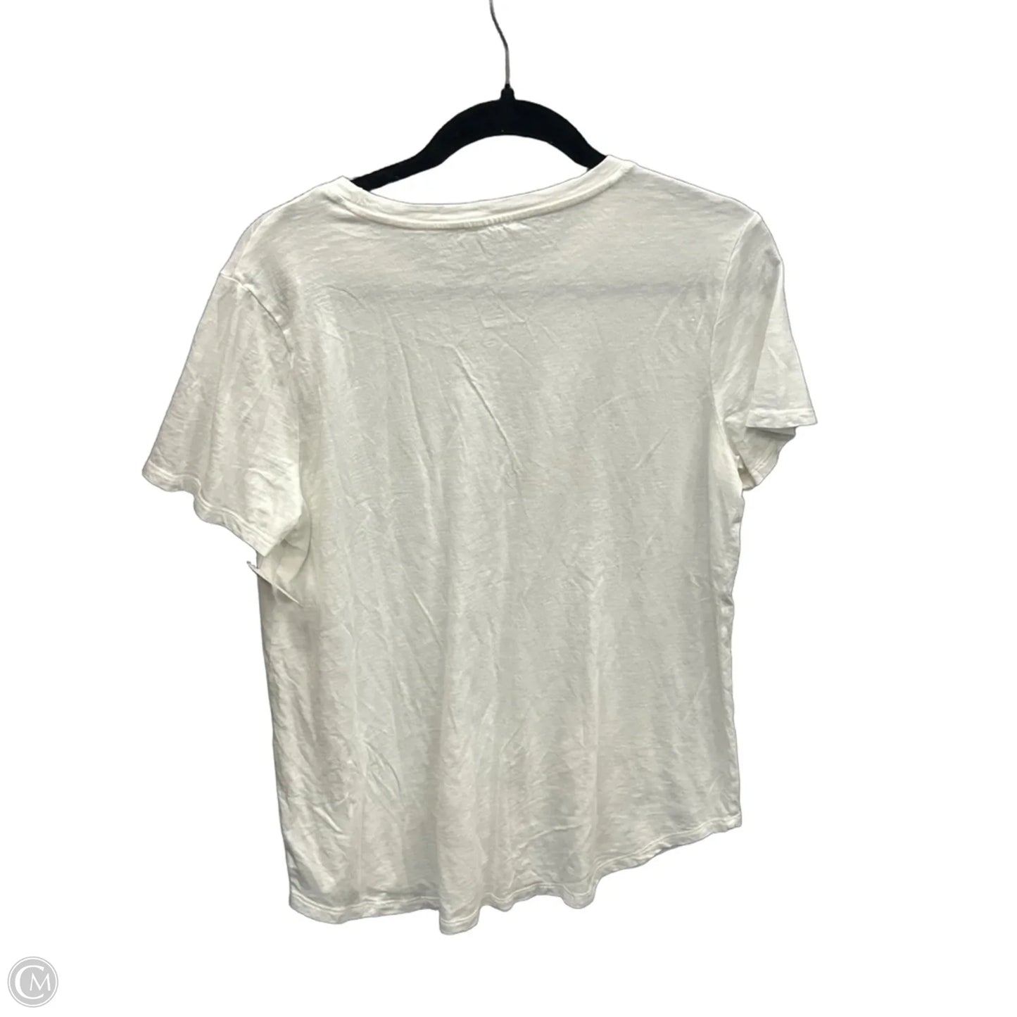 Top Short Sleeve By Maurices In White, Size: L