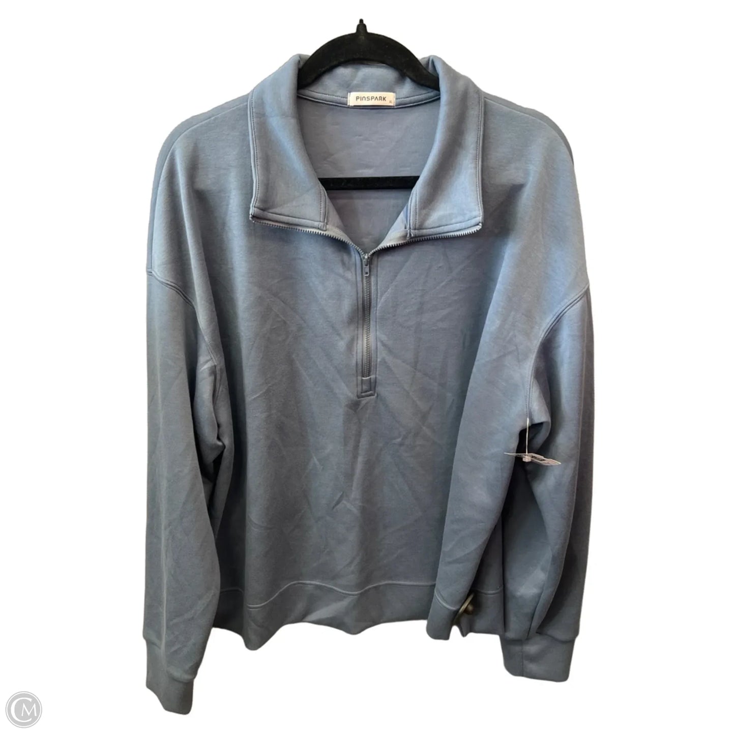 Sweatshirt Crewneck By Clothes Mentor In Blue, Size: Xl