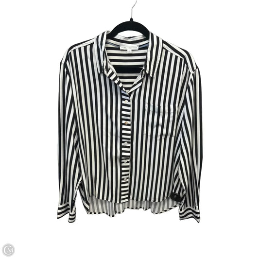 Top Long Sleeve By Jane And Delancey In Striped Pattern, Size: Xl