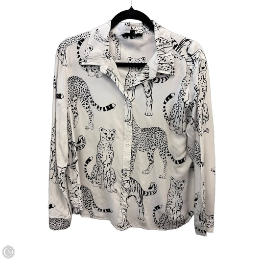 Top Long Sleeve By Jane And Delancey In White, Size: Xl