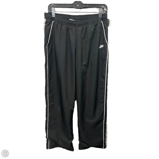 Athletic Pants By Nike Apparel In Black & White, Size: M