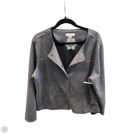 Jacket Moto By Paparazzi In Brown, Size: Xl