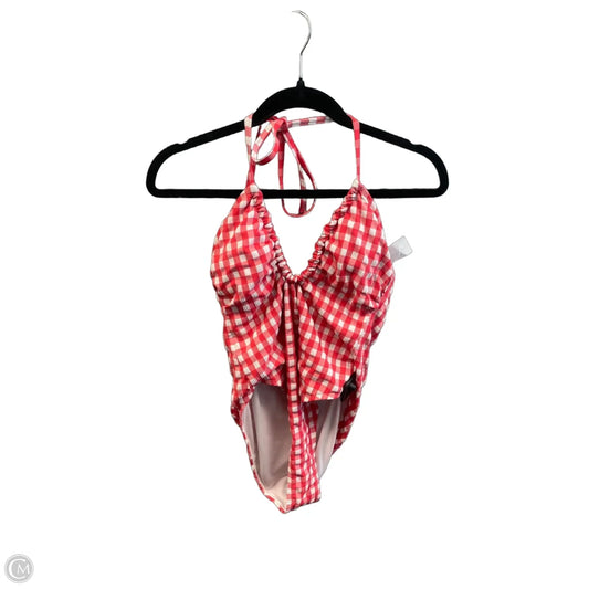 Swimsuit By Wild Fable In Checkered Pattern, Size: M