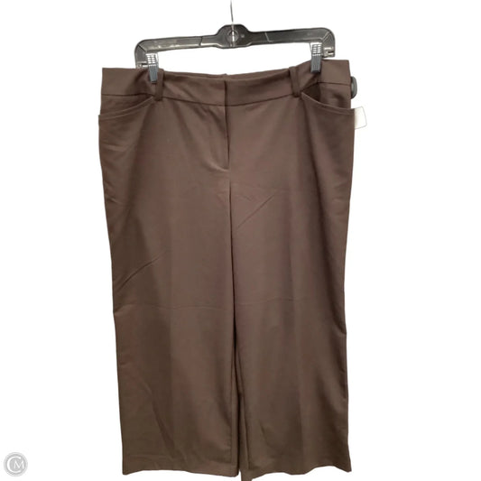 Pants Dress By Liz Claiborne In Brown, Size: 14