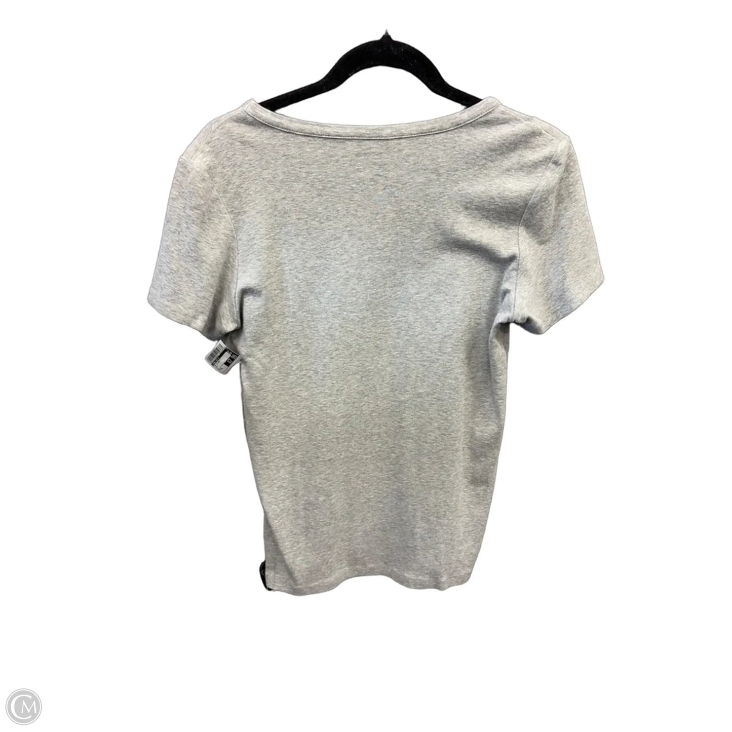 Top Short Sleeve Basic By Jones And Co In Grey, Size: M