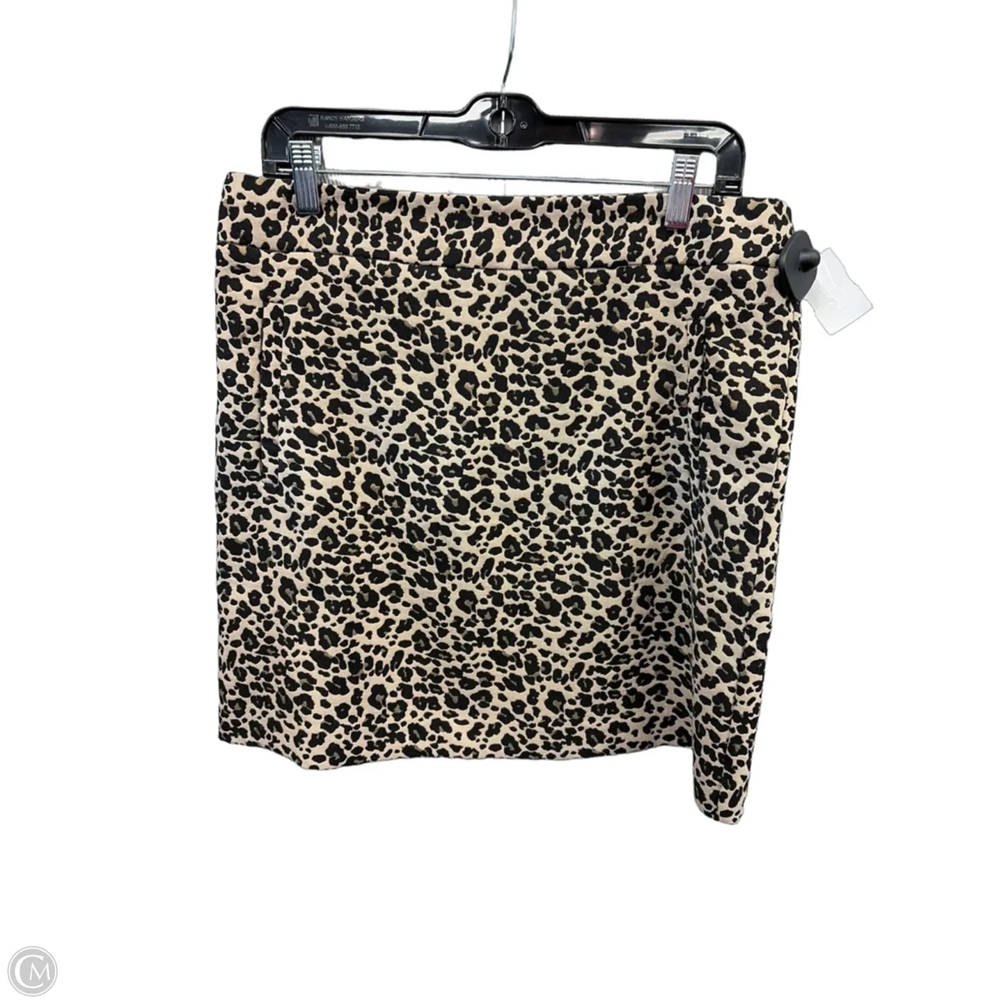 Top Short Sleeve By Loft In Animal Print, Size: 12