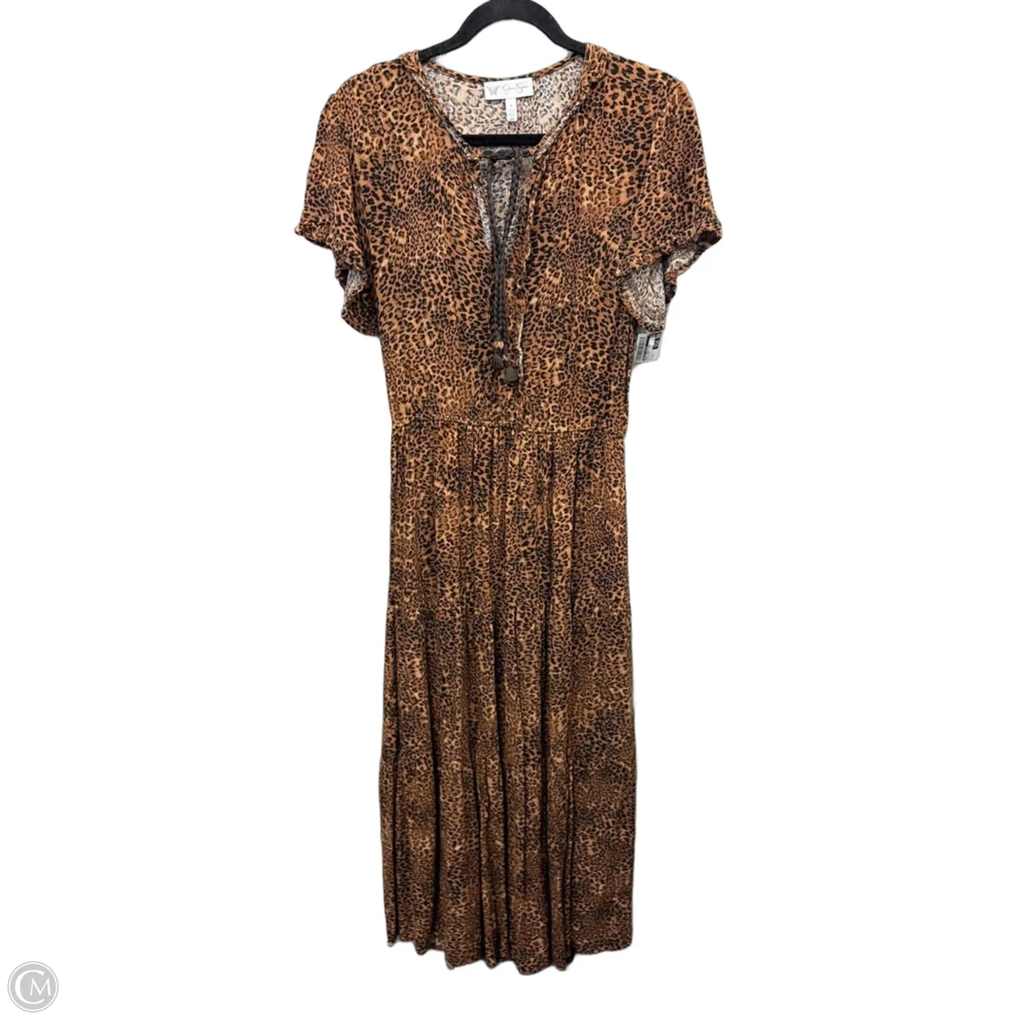 Dress Casual Maxi By Jessica Simpson In Animal Print, Size: M