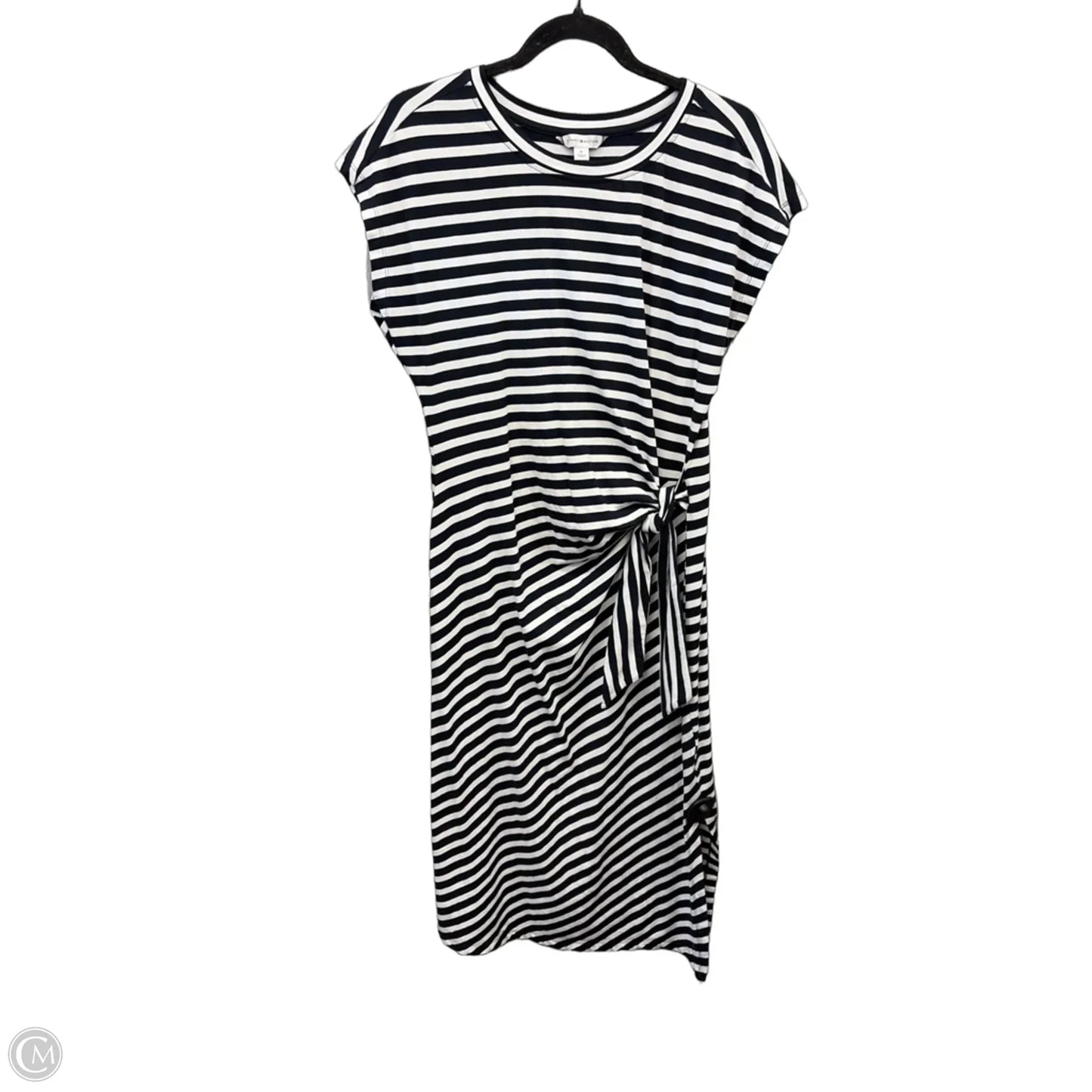 Dress Casual Midi By Tommy Hilfiger In Blue & White, Size: M