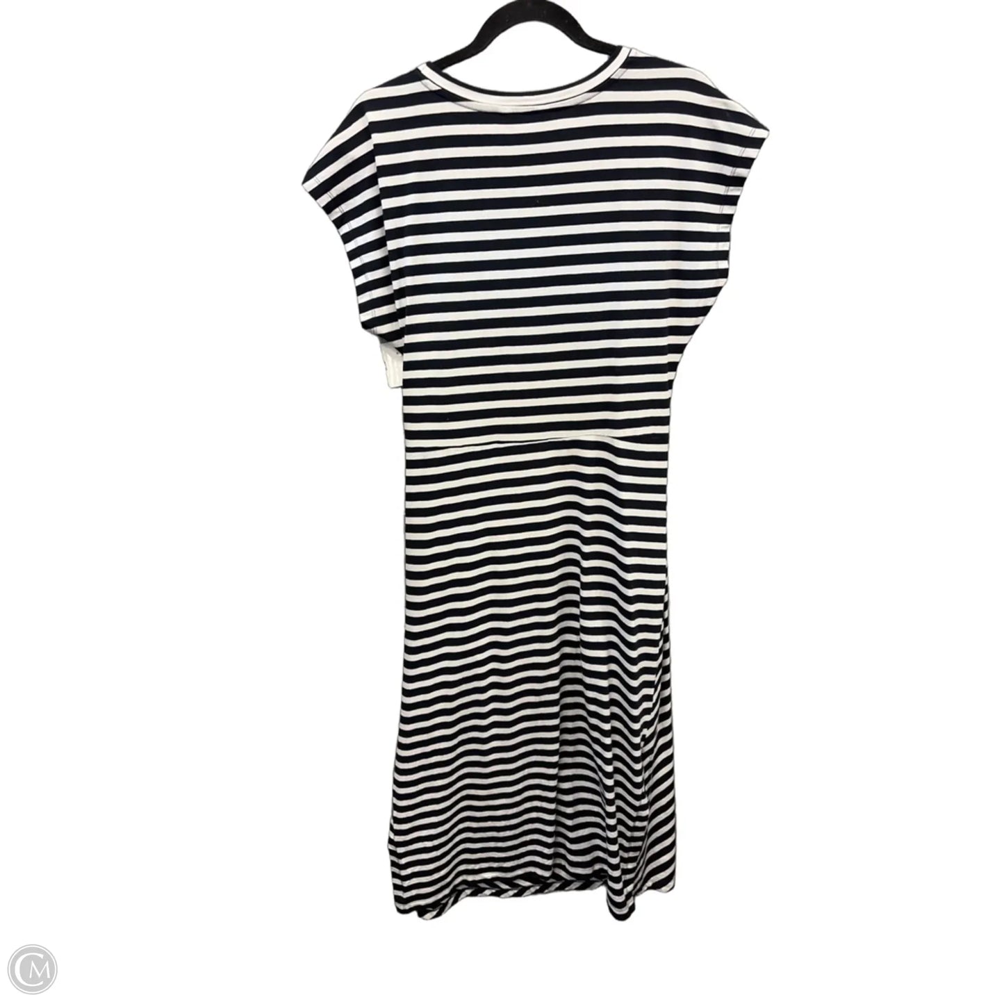 Dress Casual Midi By Tommy Hilfiger In Blue & White, Size: M