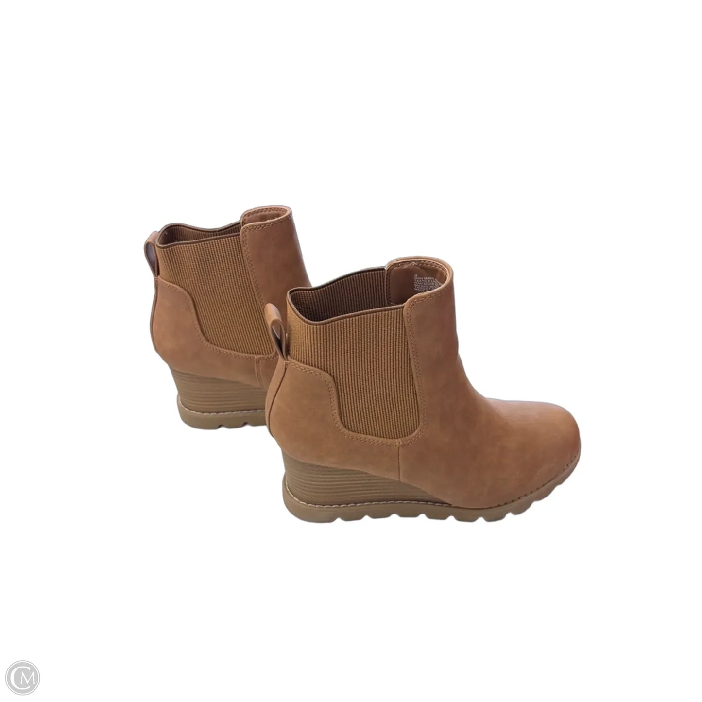 Boots Ankle Heels By Universal Thread In Brown, Size: 9