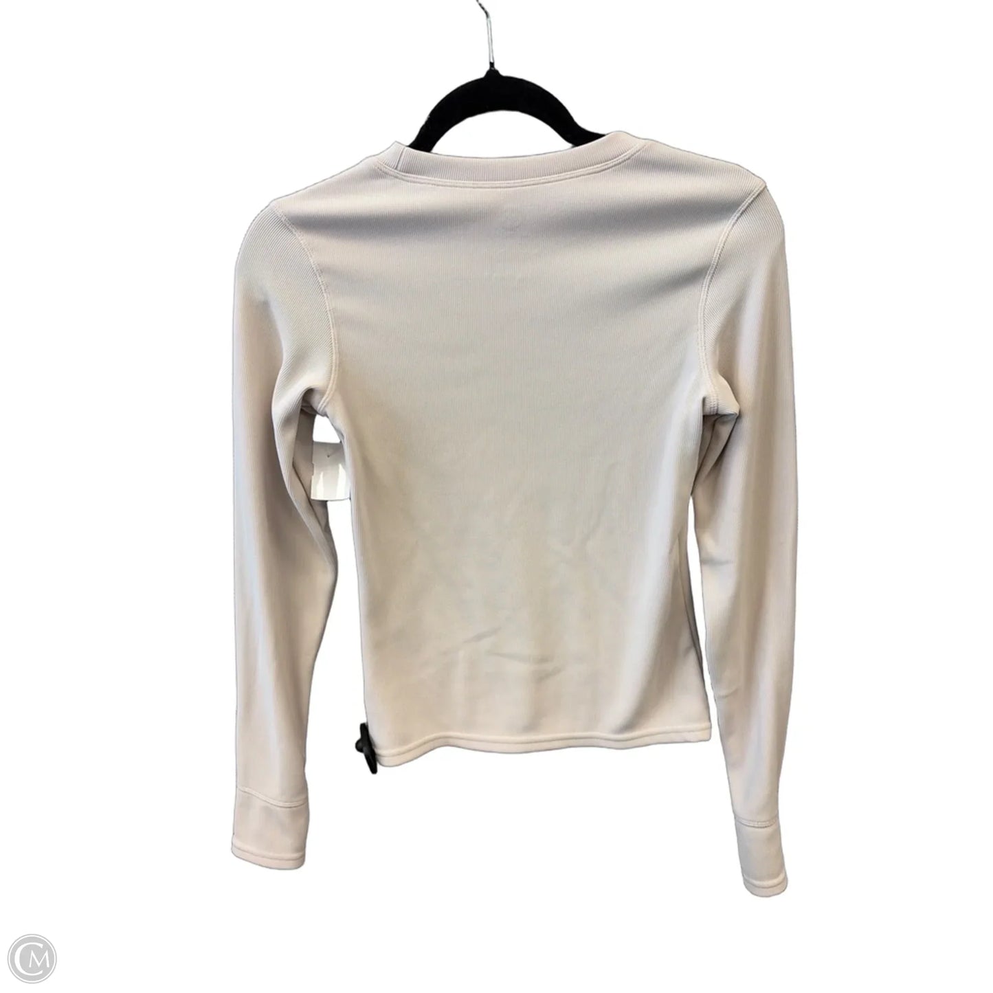 Athletic Top Long Sleeve Crewneck By Move Theology In Cream, Size: S